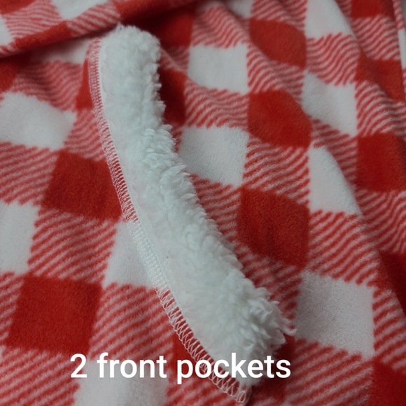 NEW One piece Fleece Hooded Pajamas - Picture 5 of 10